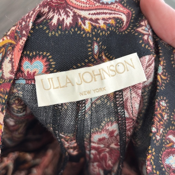 Ulla Johnson Valencia Wool Twill Wide Leg Pant - Picture 5 of 6